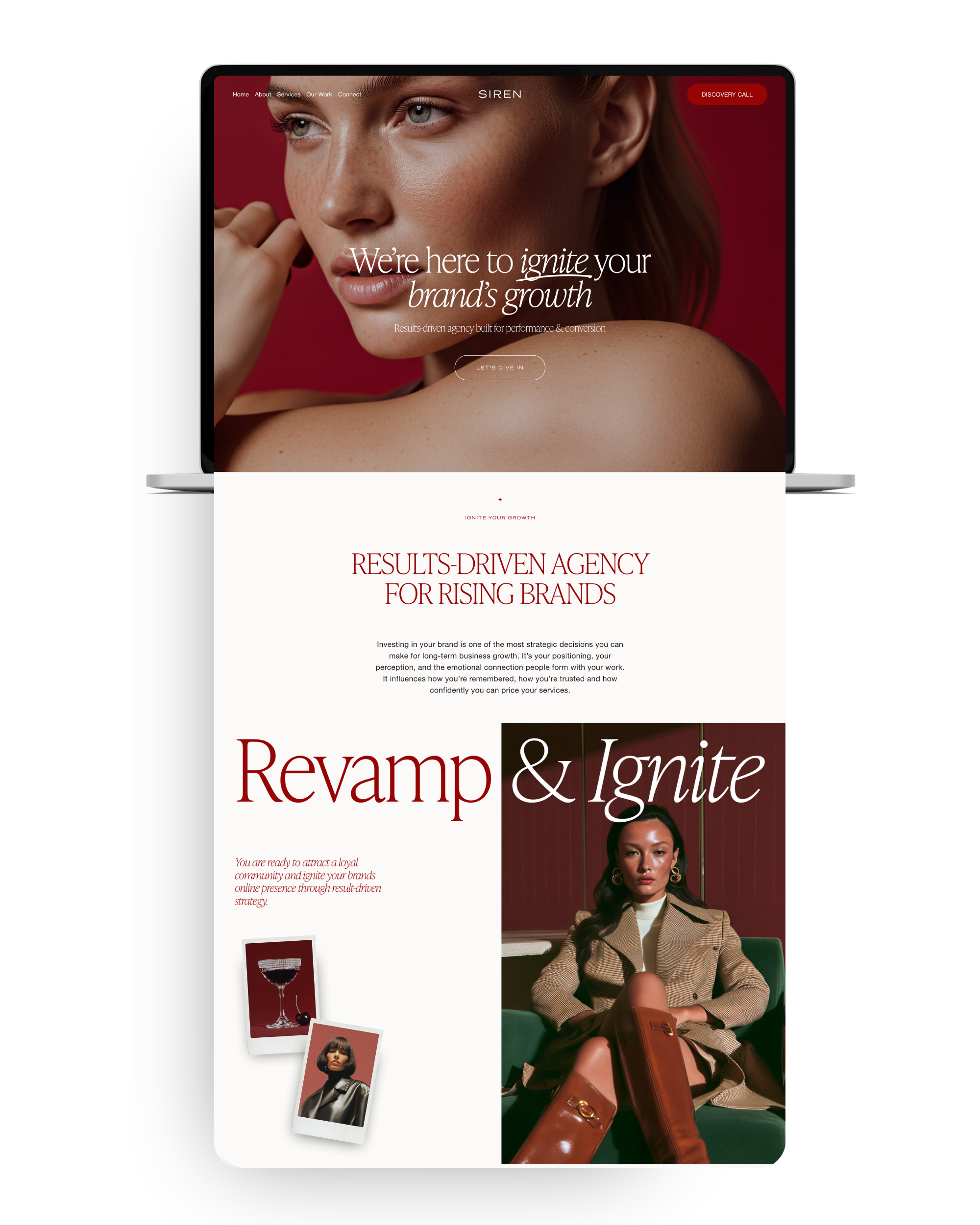 Siren Squarespace Template