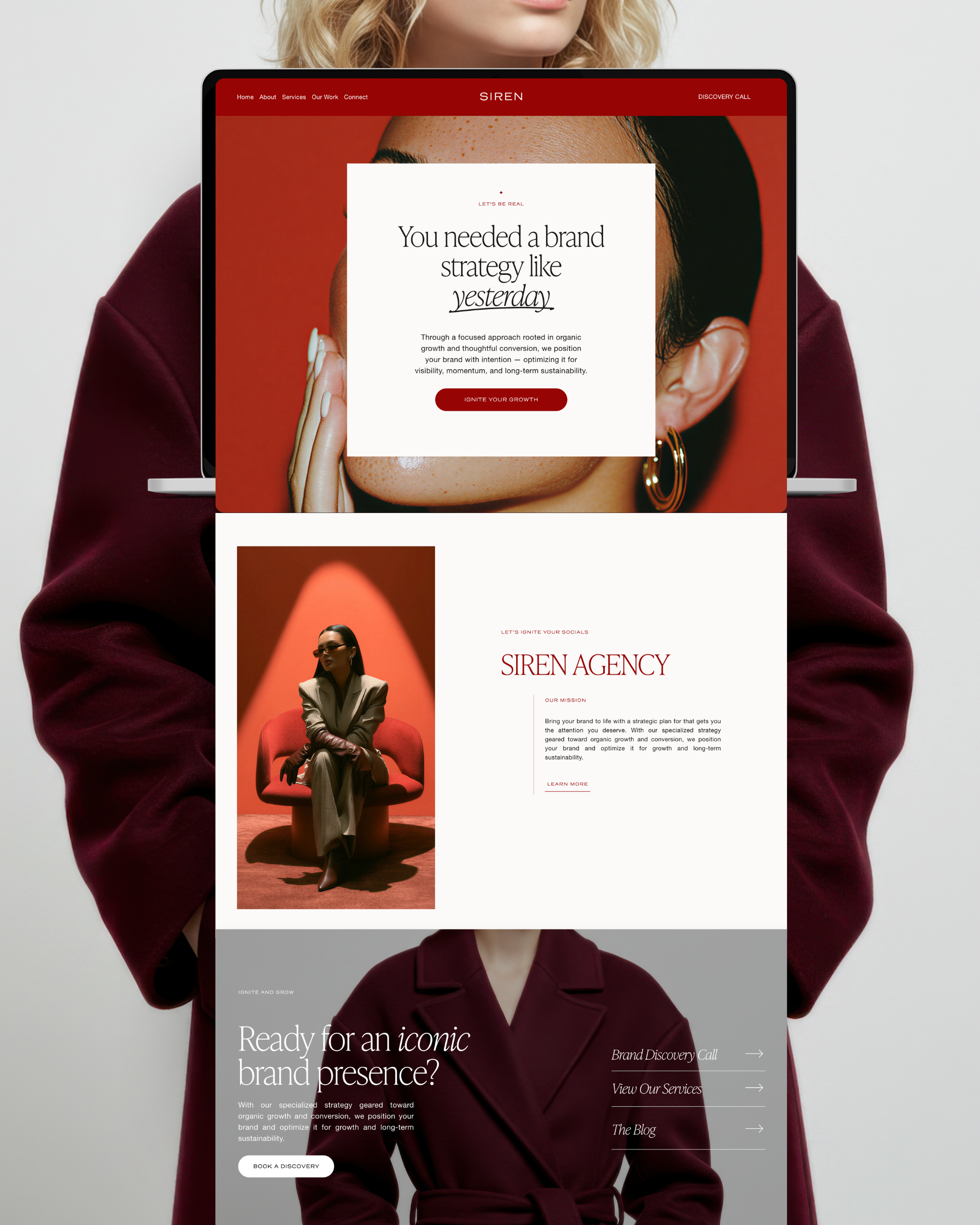 Siren Squarespace Template